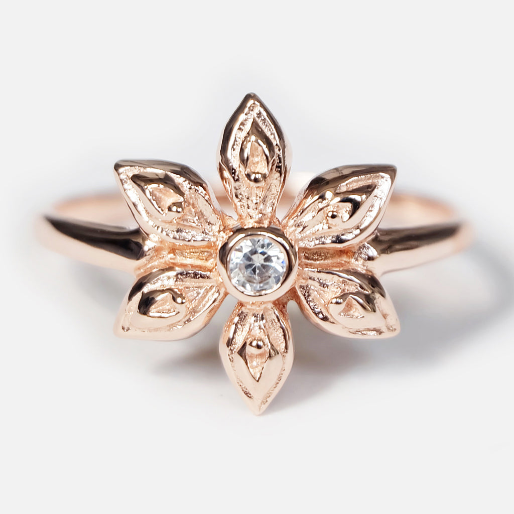 Thai Art Inspired Ring Jasmine - SOVATS