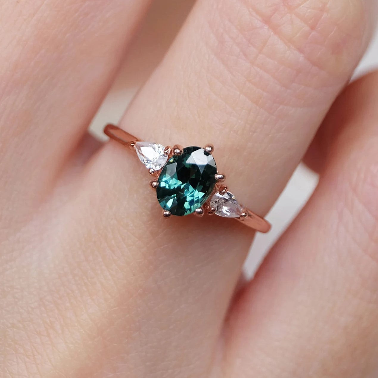 Sapphire Engagement Ring Emi - SOVATS