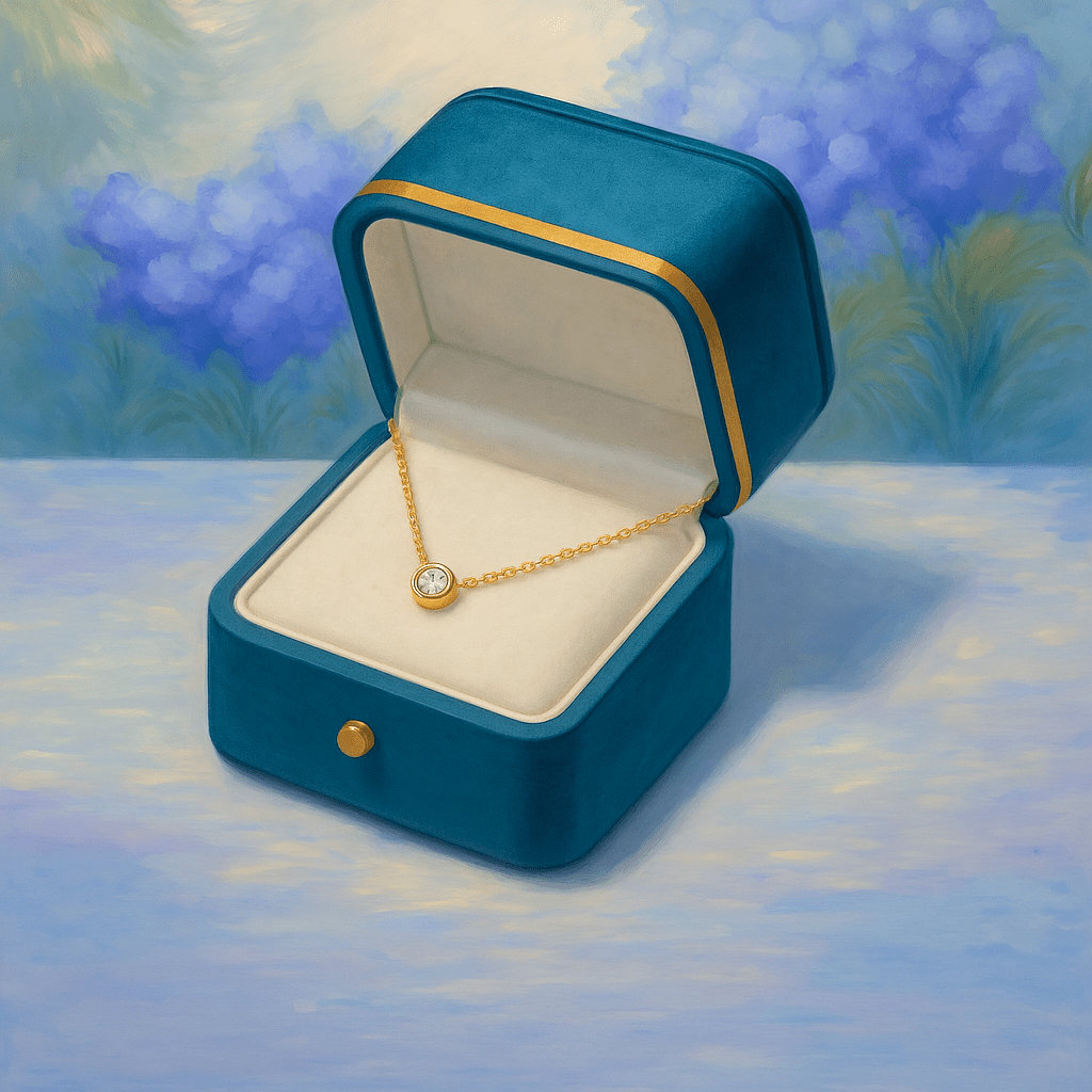 Gift Large Oval Link Necklace Parisa - SOVATS