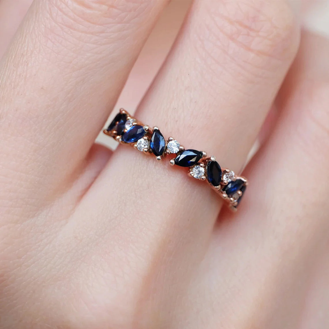 Sapphire Diamond Ring Natalya - SOVATS