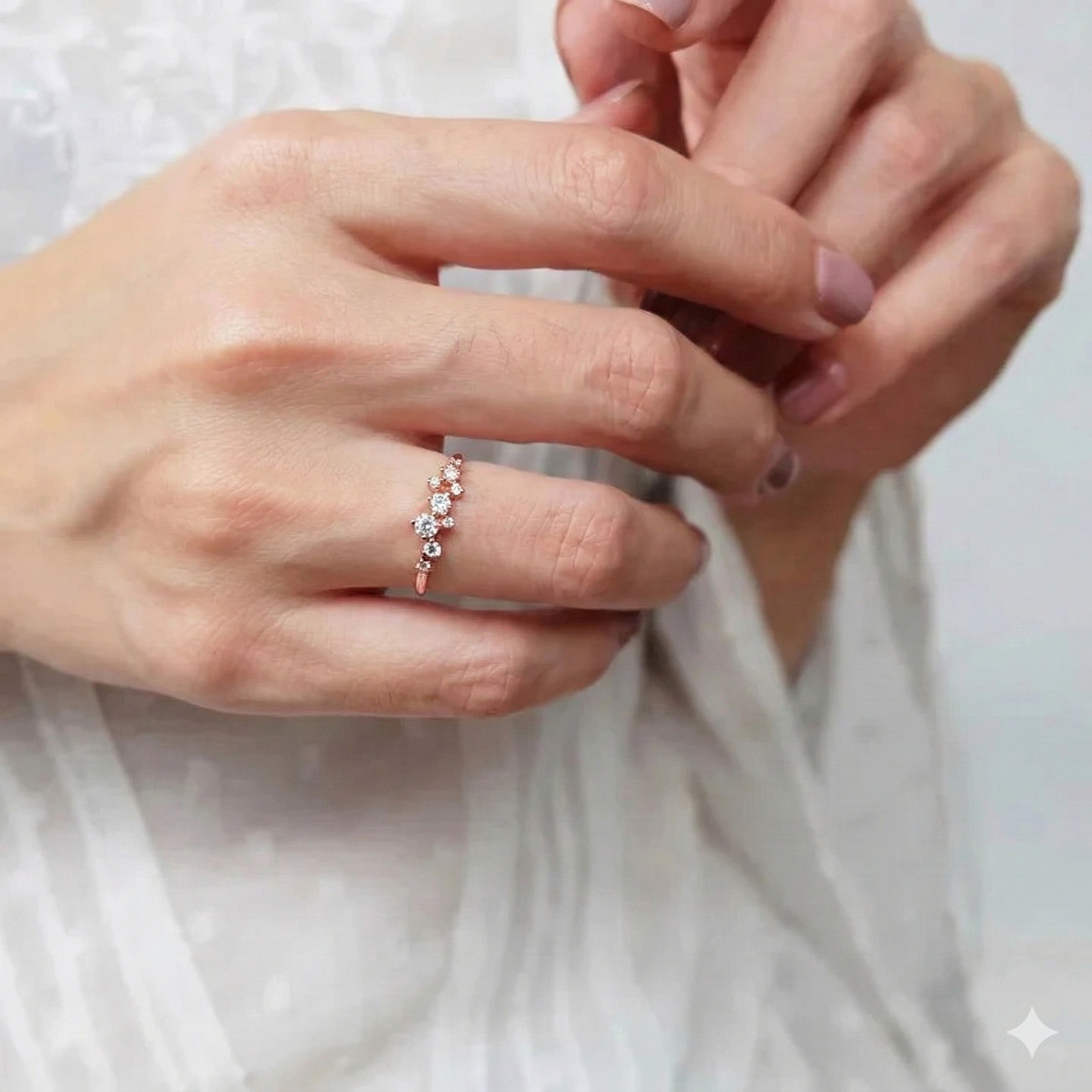 Diamond Gold Ring Glayze