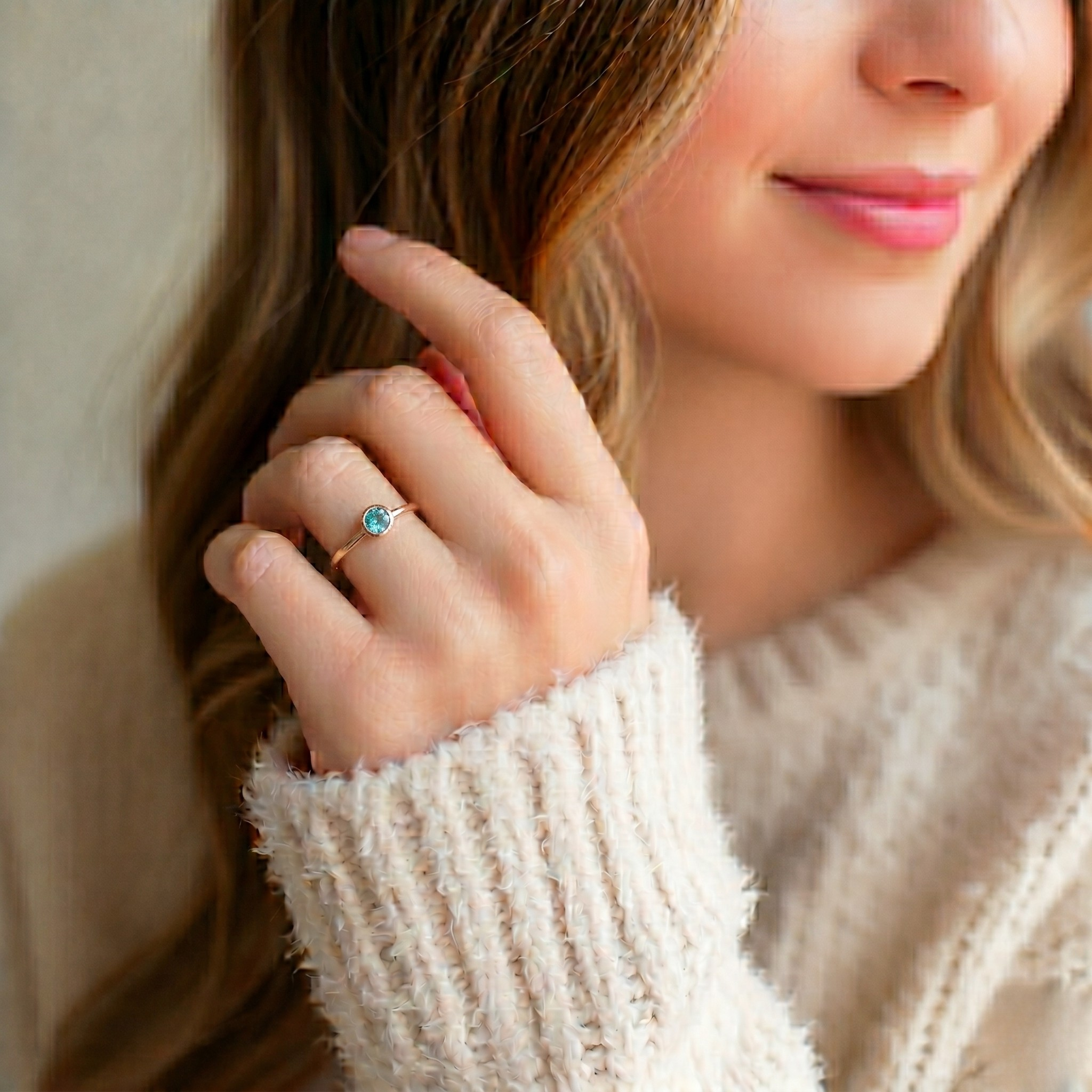 December's Birthstone Ring Moira