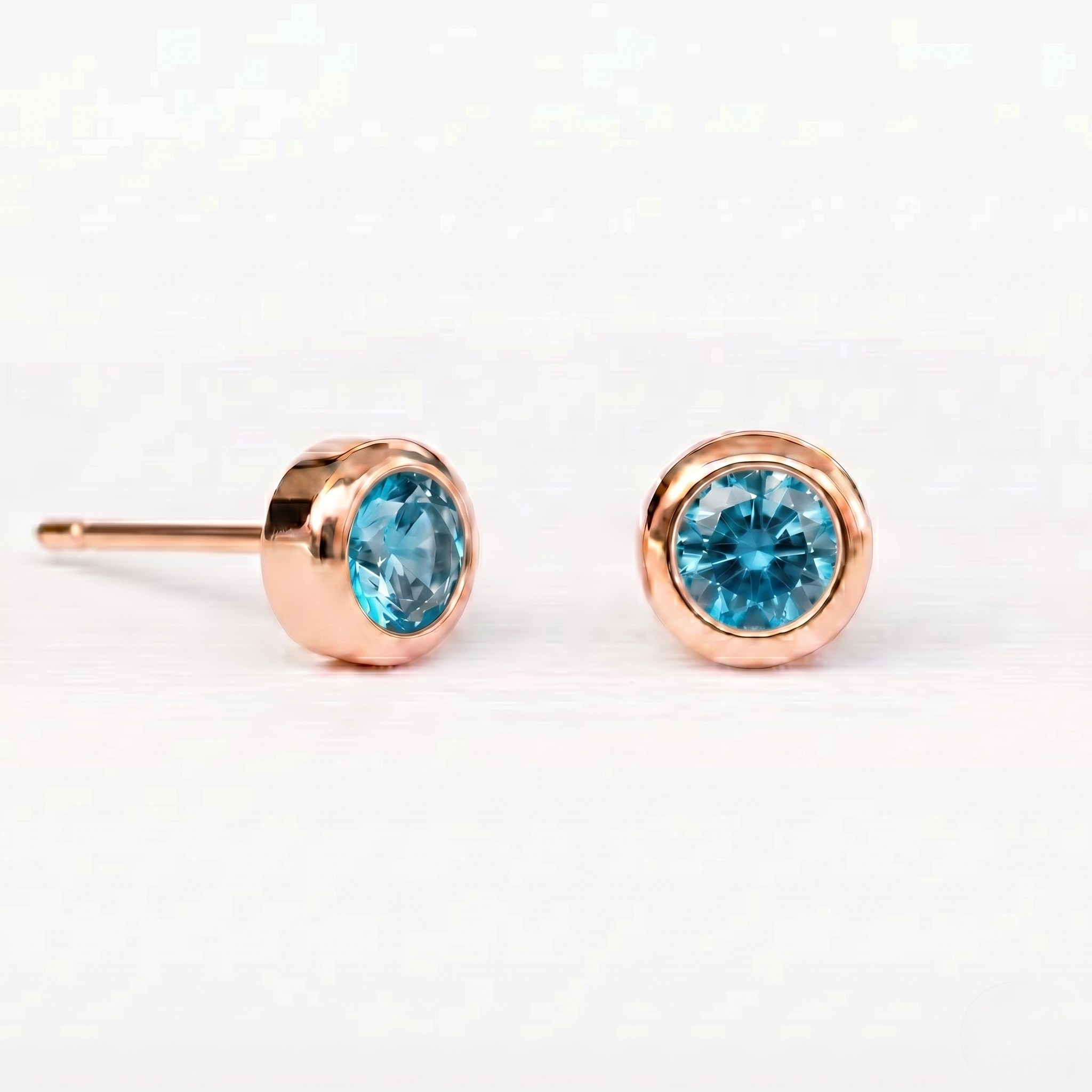 December's Birthstone Earrings Edda