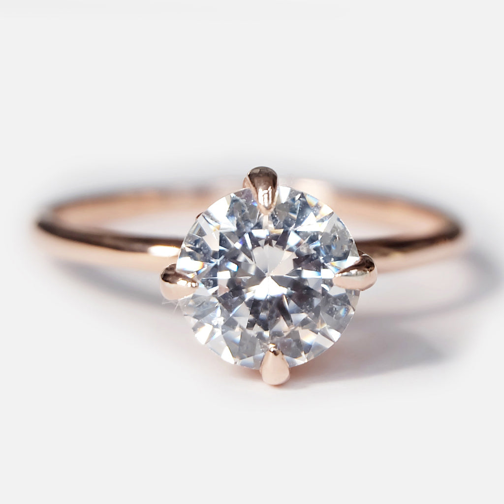 Moissanite Engagement Ring Ceres - SOVATS