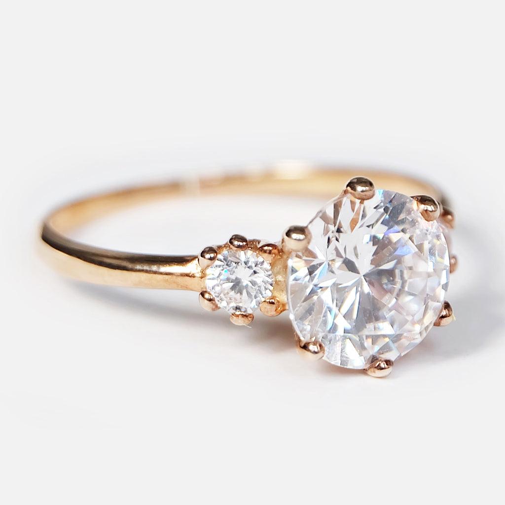 Moissanite Engagement Ring Venera - SOVATS