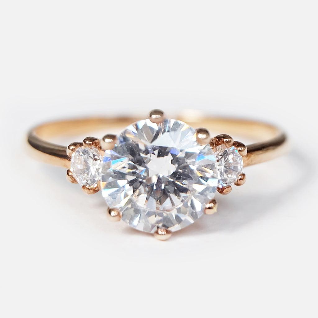 Moissanite Engagement Ring Venera - SOVATS