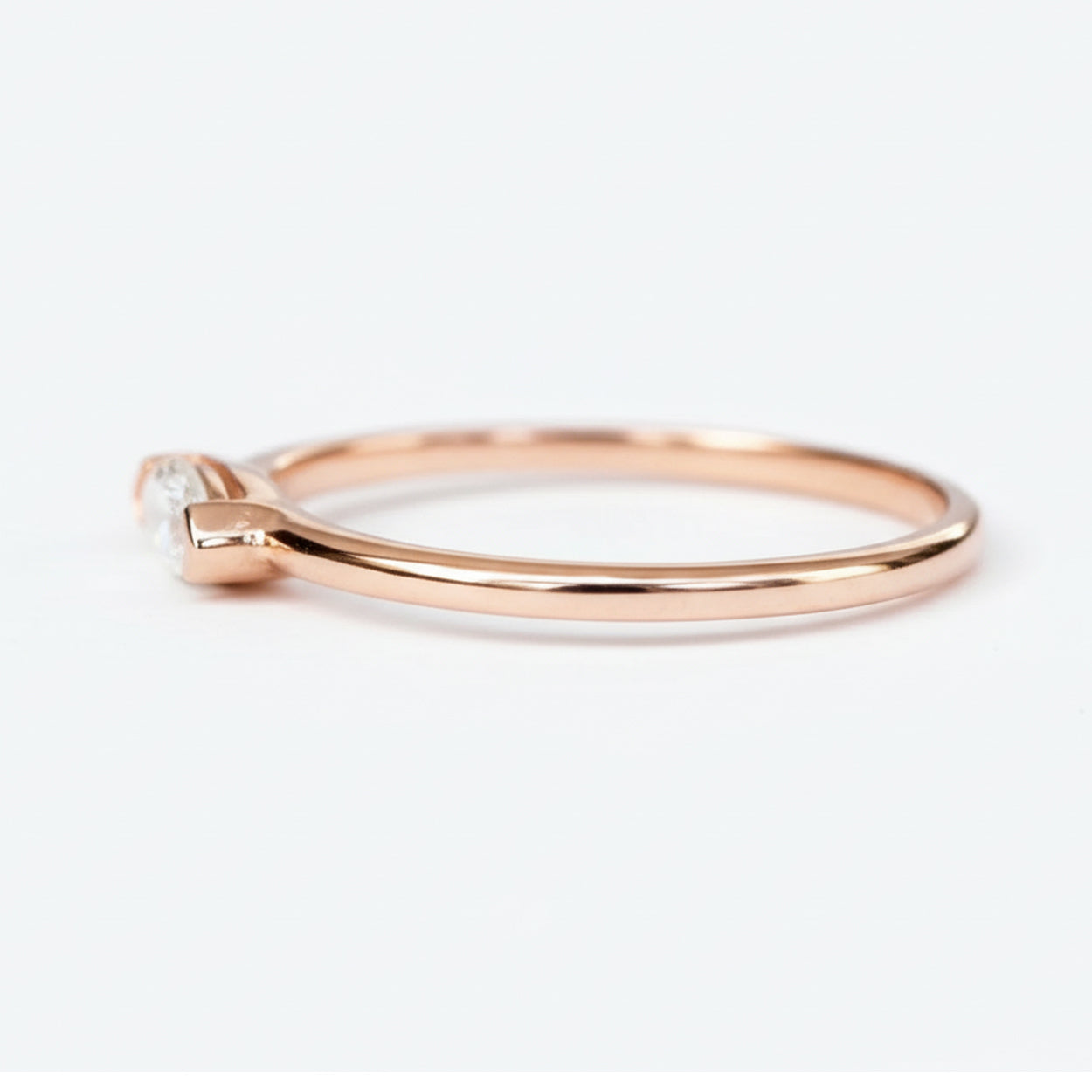 April's Birthstone Gold Ring Cecilia