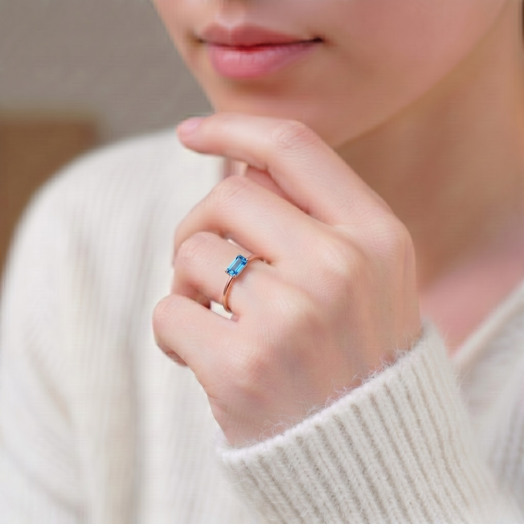 December's Birthstone Ring Luana
