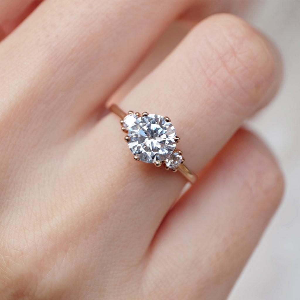 Moissanite Engagement Ring Venera - SOVATS