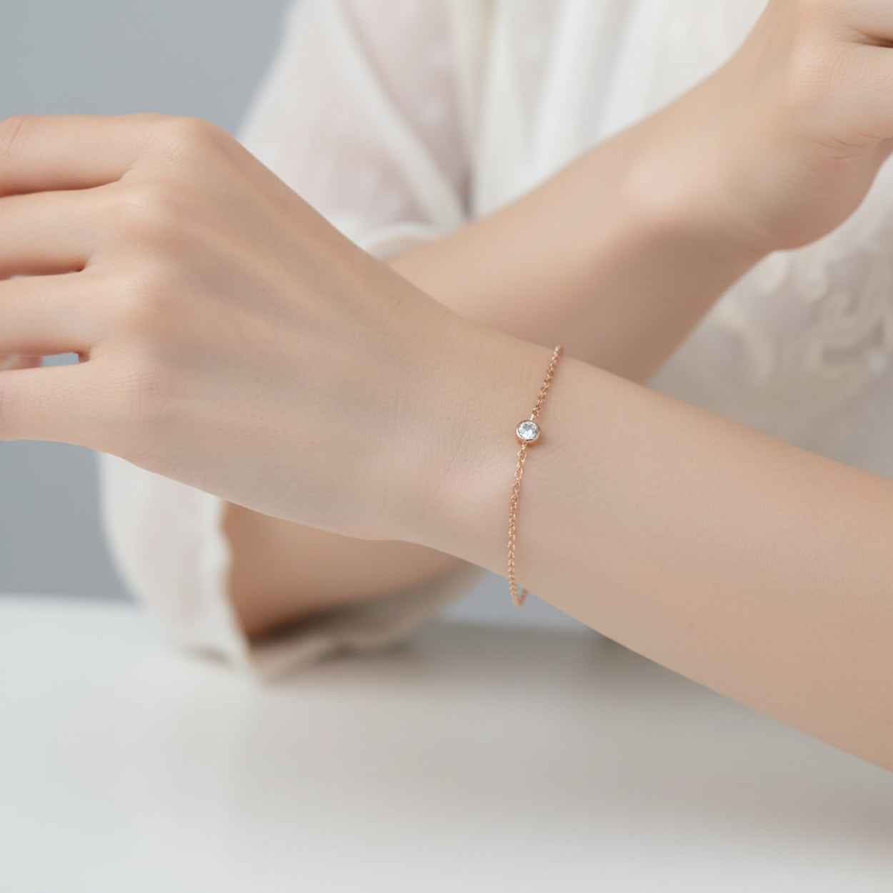 April's Birthstone Bracelet Melora
