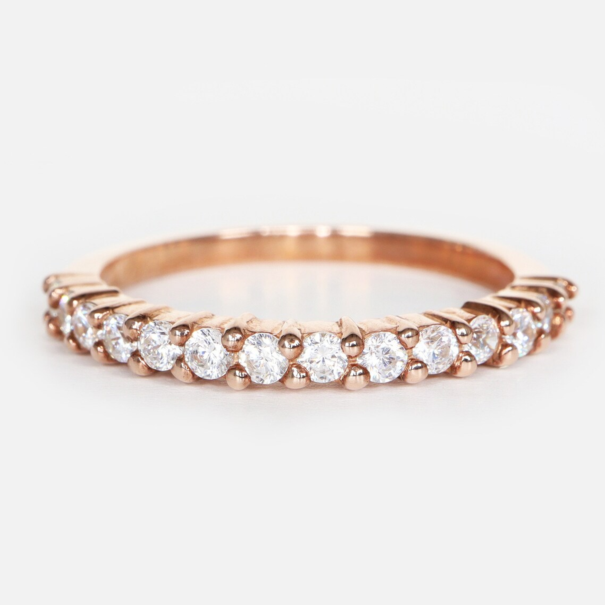 Diamond Half Eternity Ring Marina - SOVATS