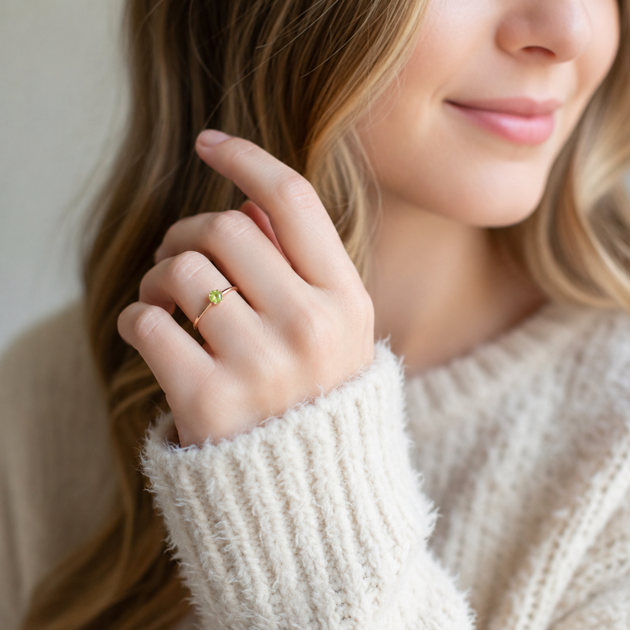 August's Birthstone Ring Moira