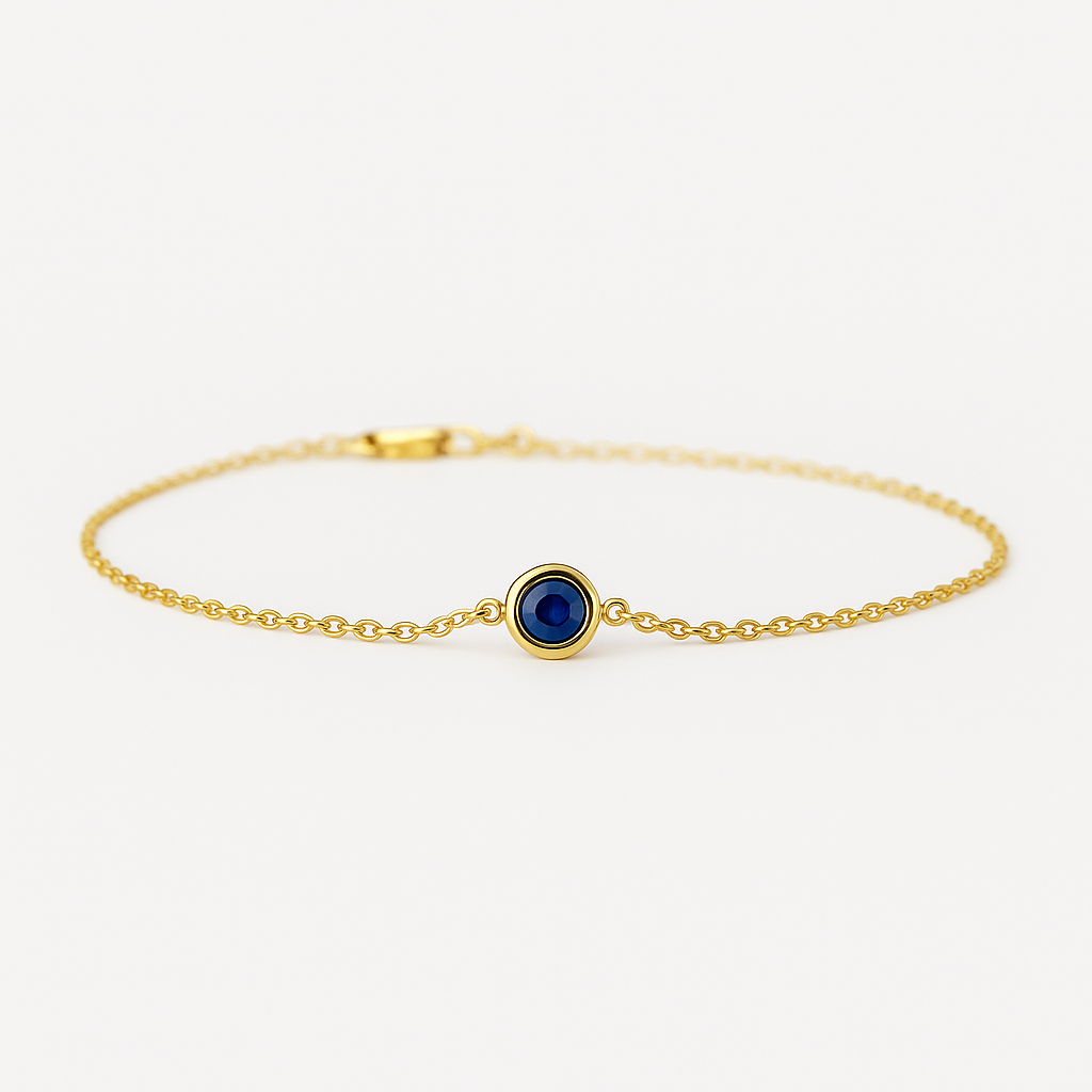 Sapphire Solitaire Bracelet Melora