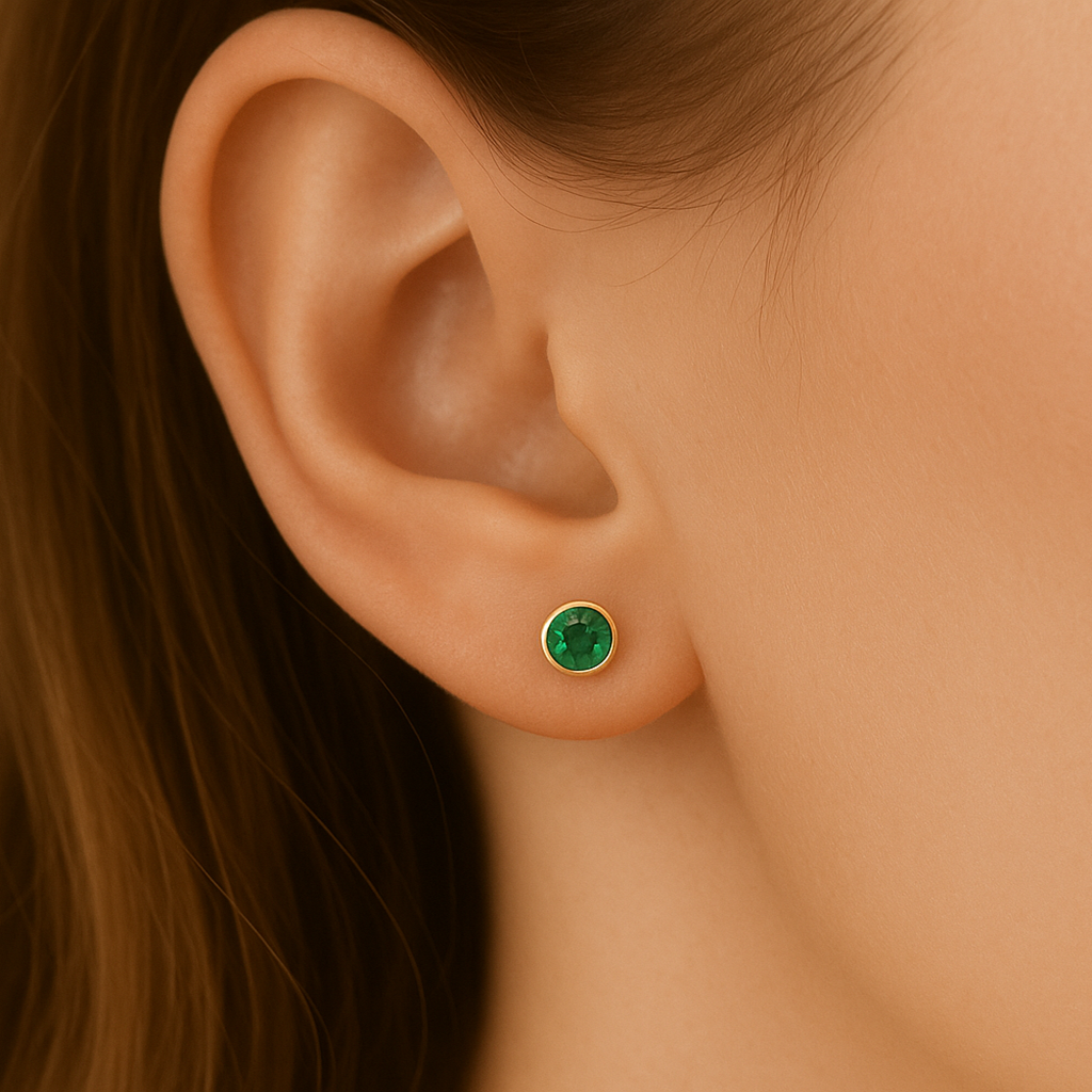 Gift Emerald Earrings Carina