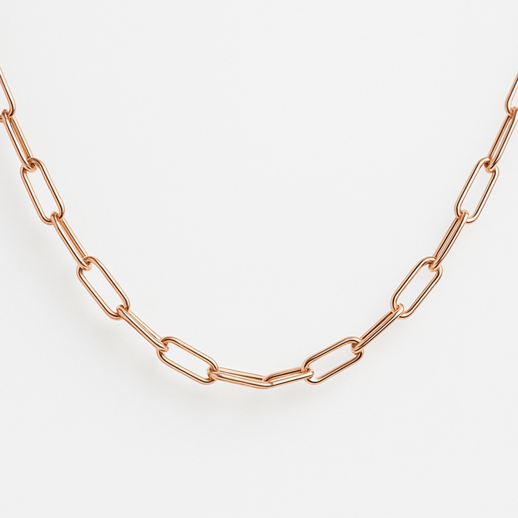 Medium Paperclip Necklace Adira