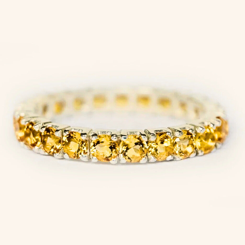 Citrine Eternity Band Eben