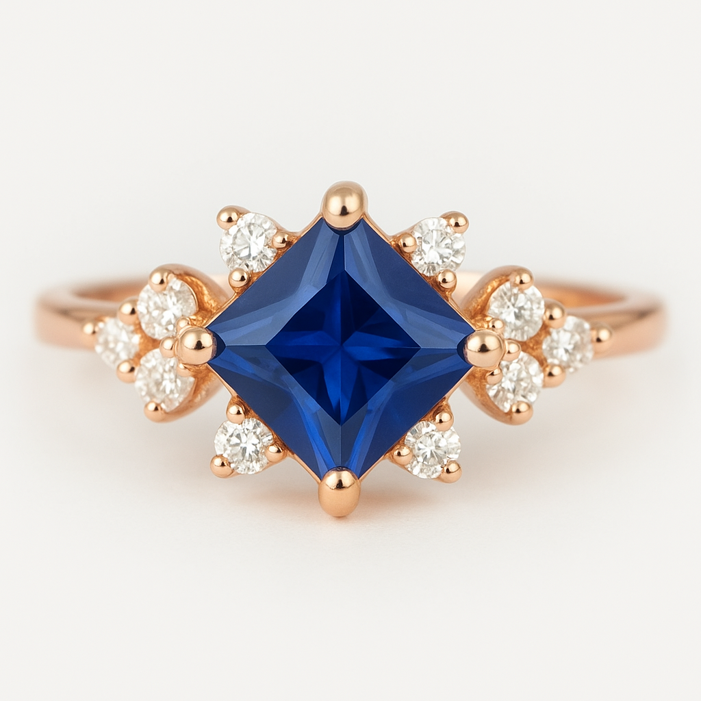 Sapphire Engagement Ring Budur