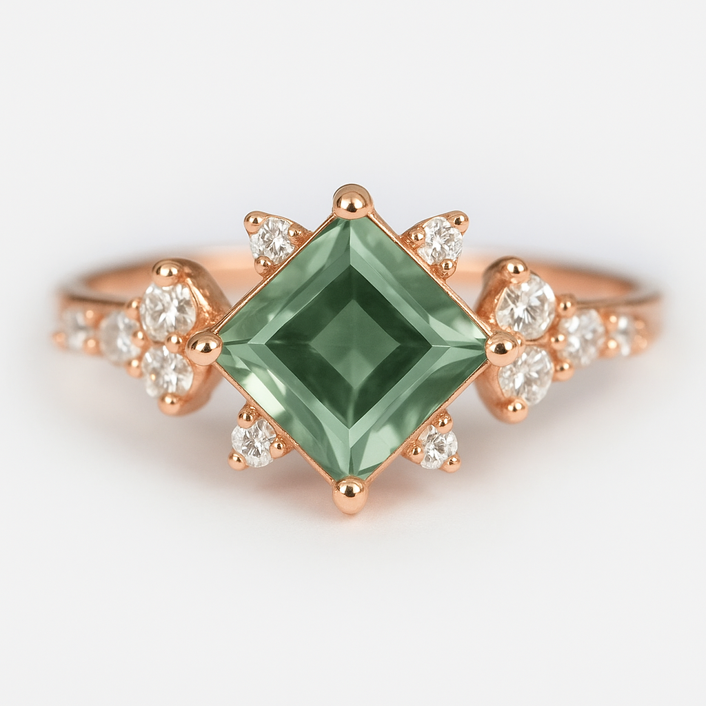 Green Tourmaline Ring Budur