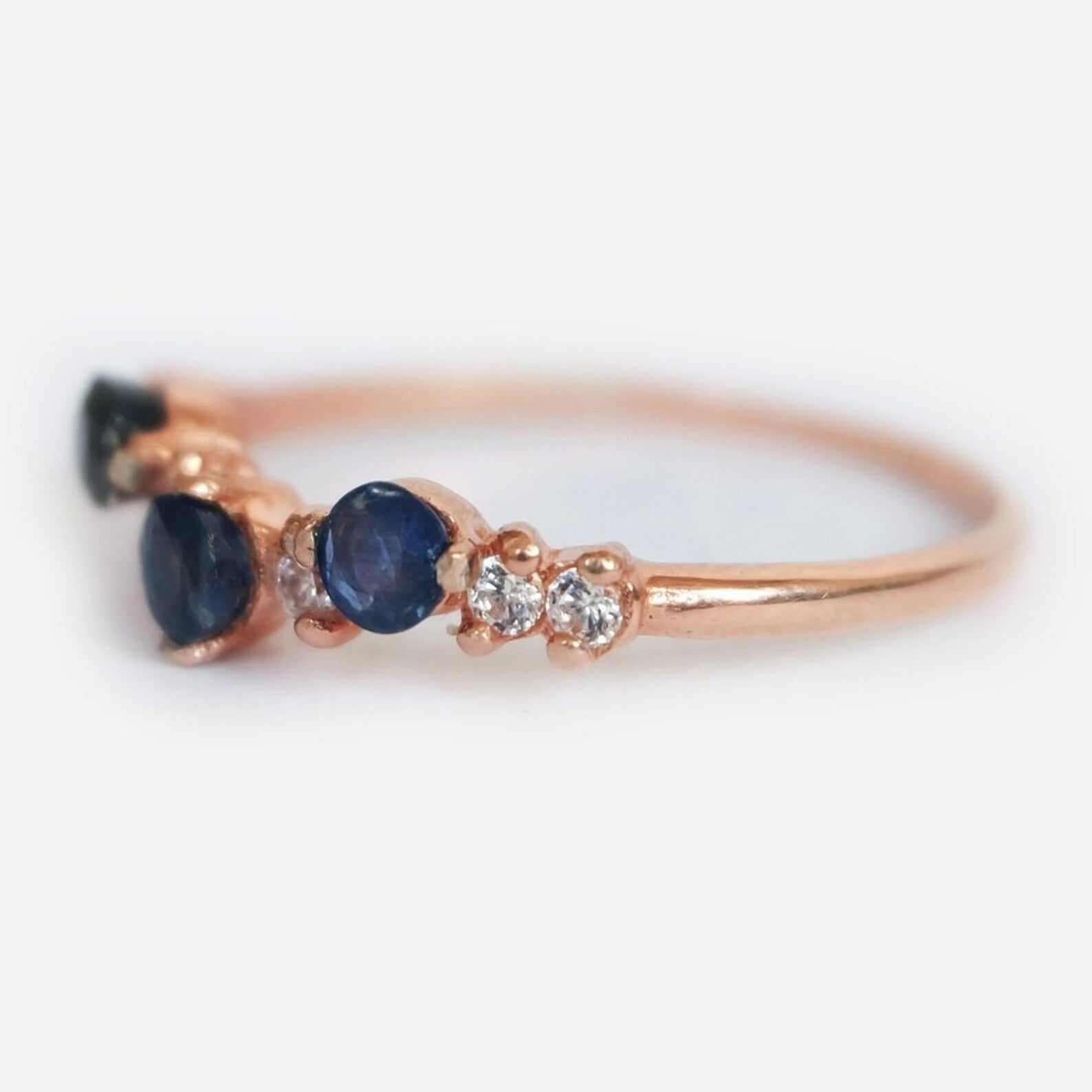 Sapphire Cluster Ring Mary