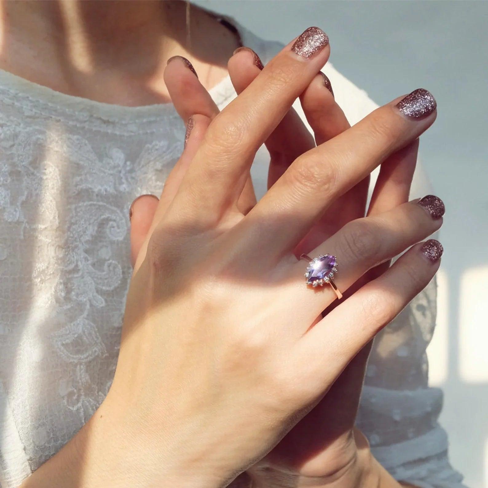 Amethyst Ring Nafiri - SOVATS