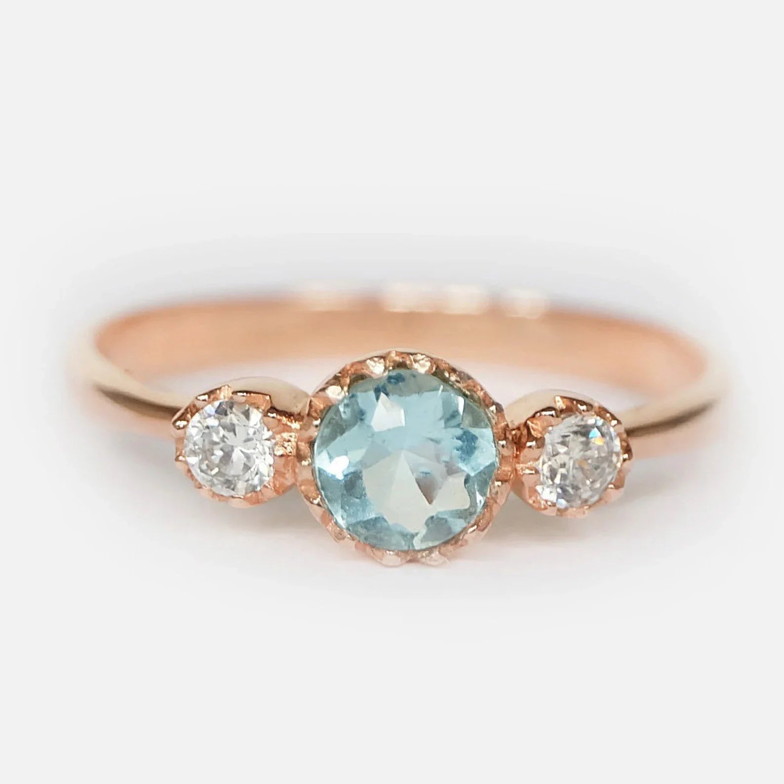 Aquamarine Diamond Ring Samira - SOVATS