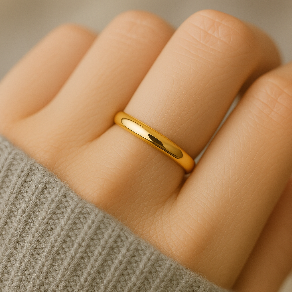 Classic 3mm Curved Band Ring