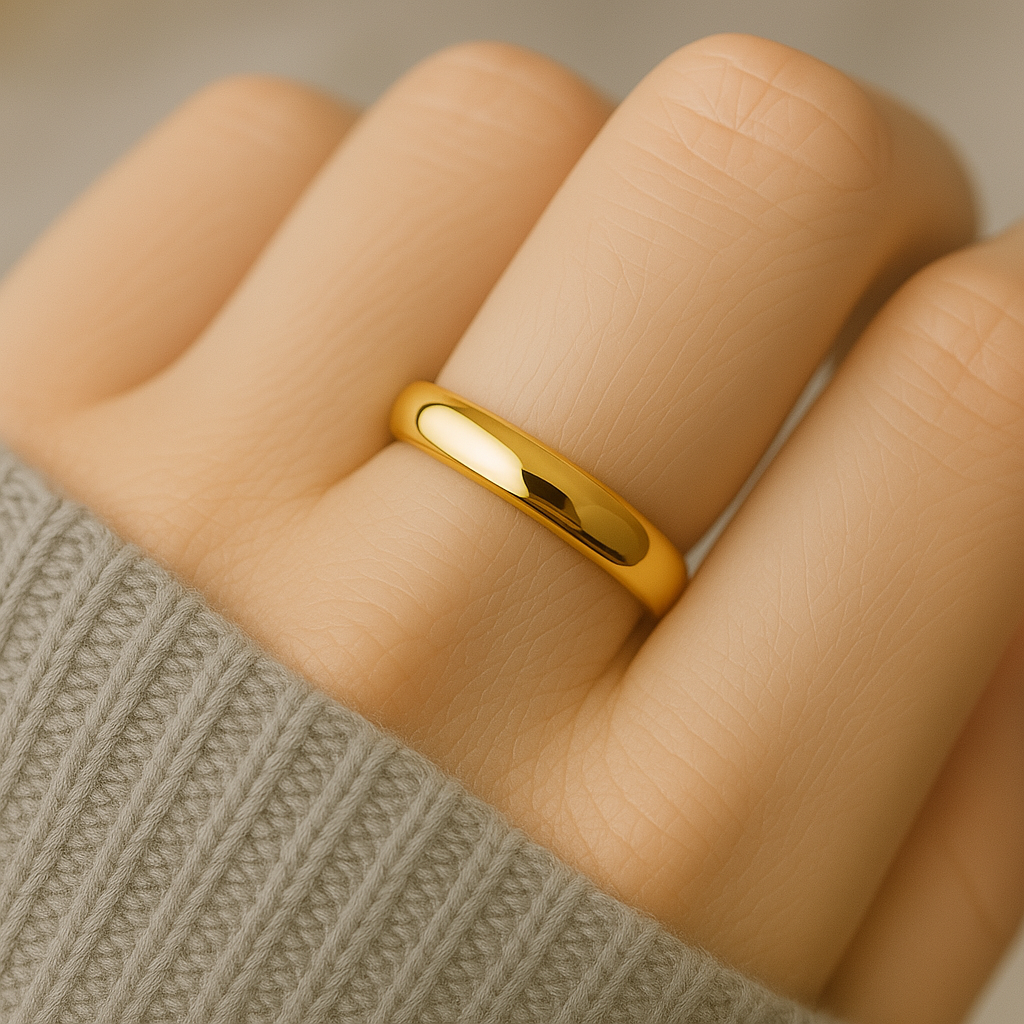 Classic 4mm Curved Band Ring