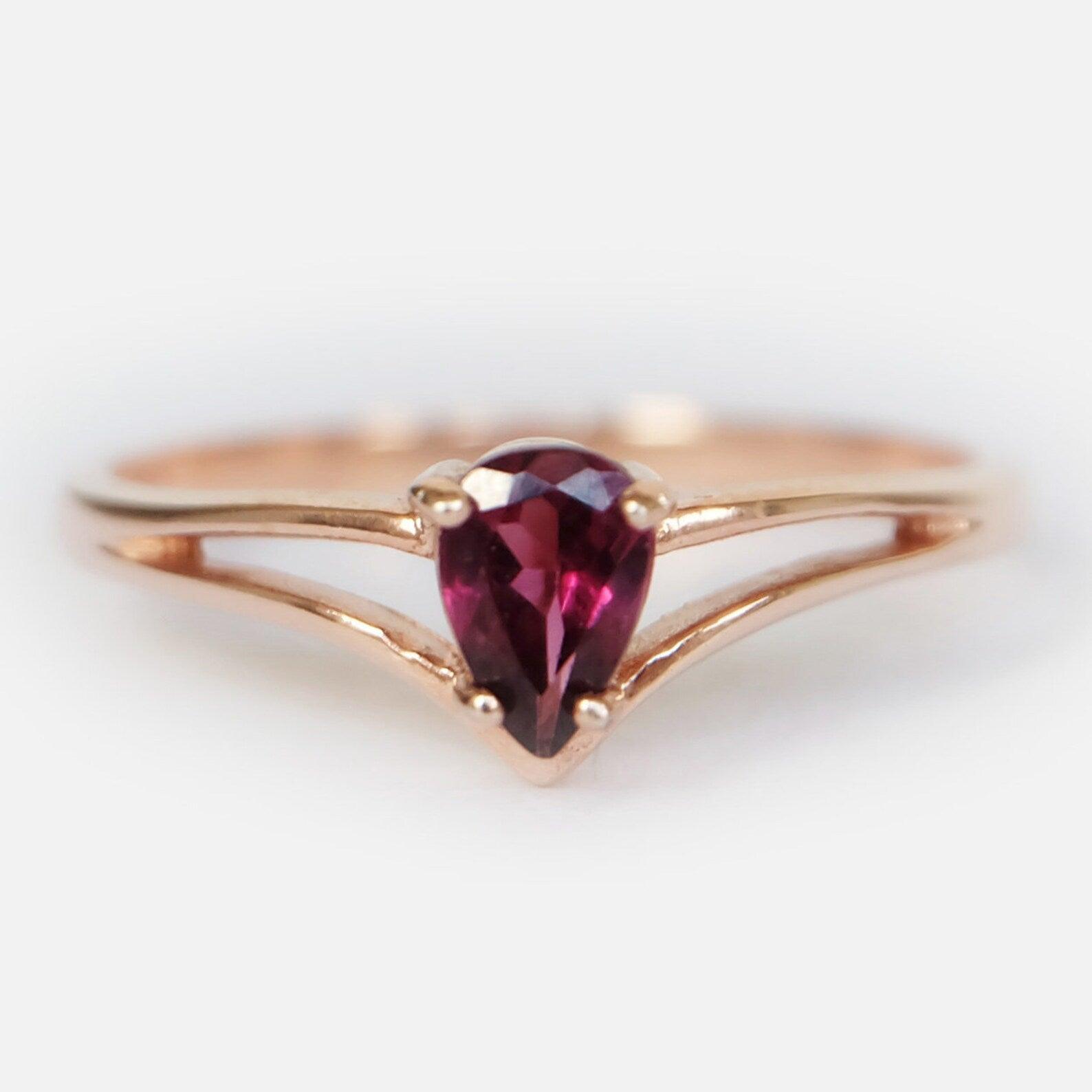 Rhodolite Ring Niobe - SOVATS