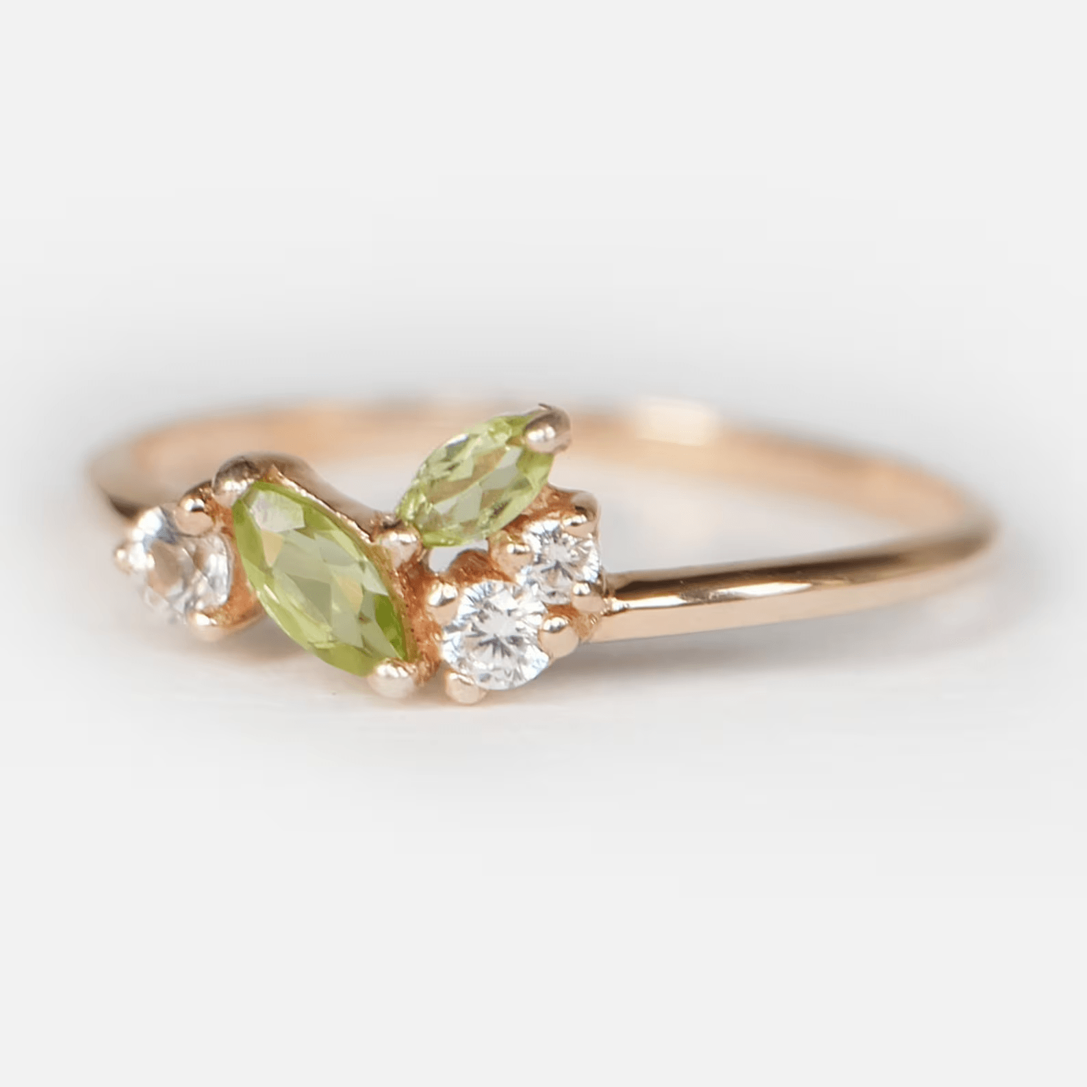 Peridot Diamond Ring Dwi - SOVATS