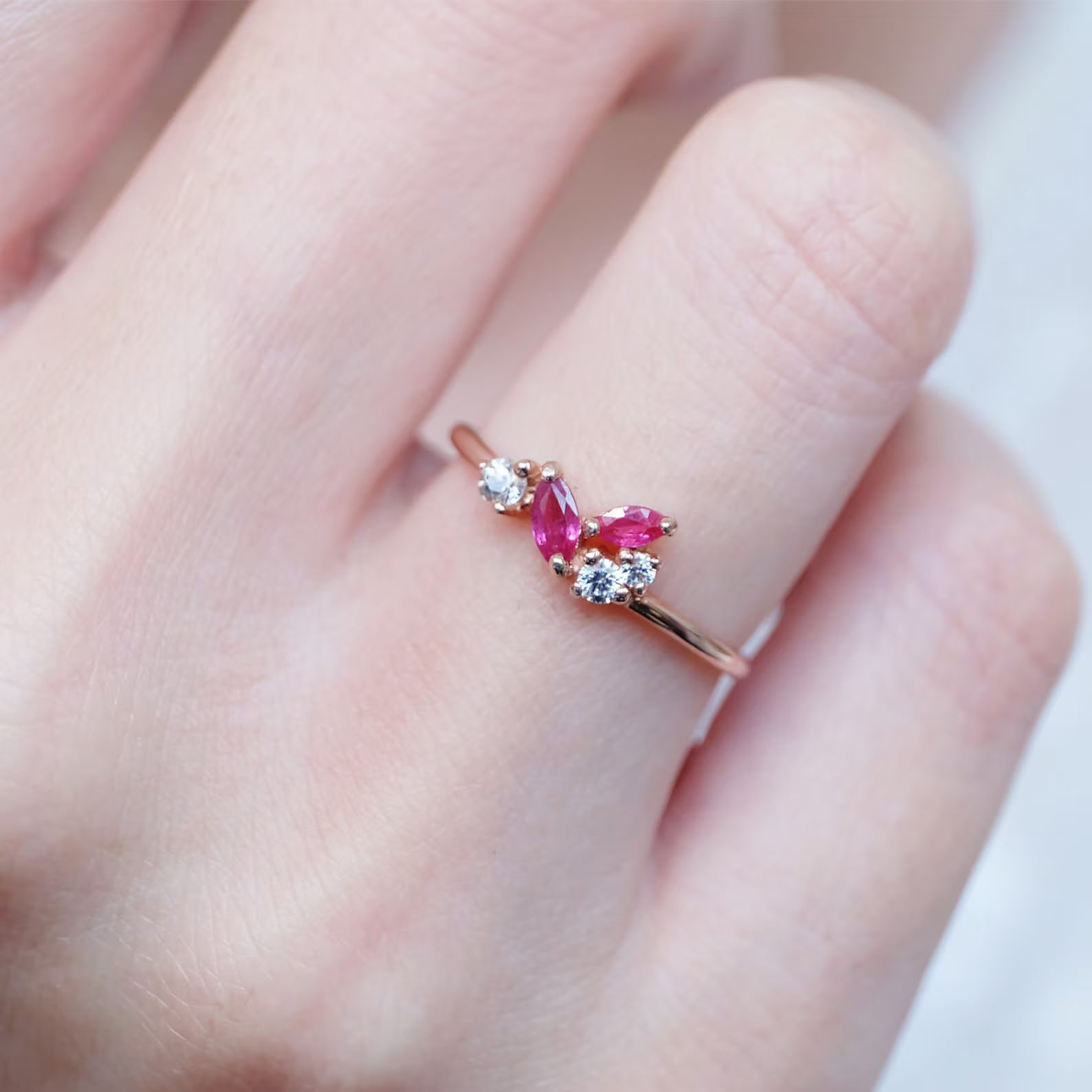 Ruby Diamond Ring Dwi