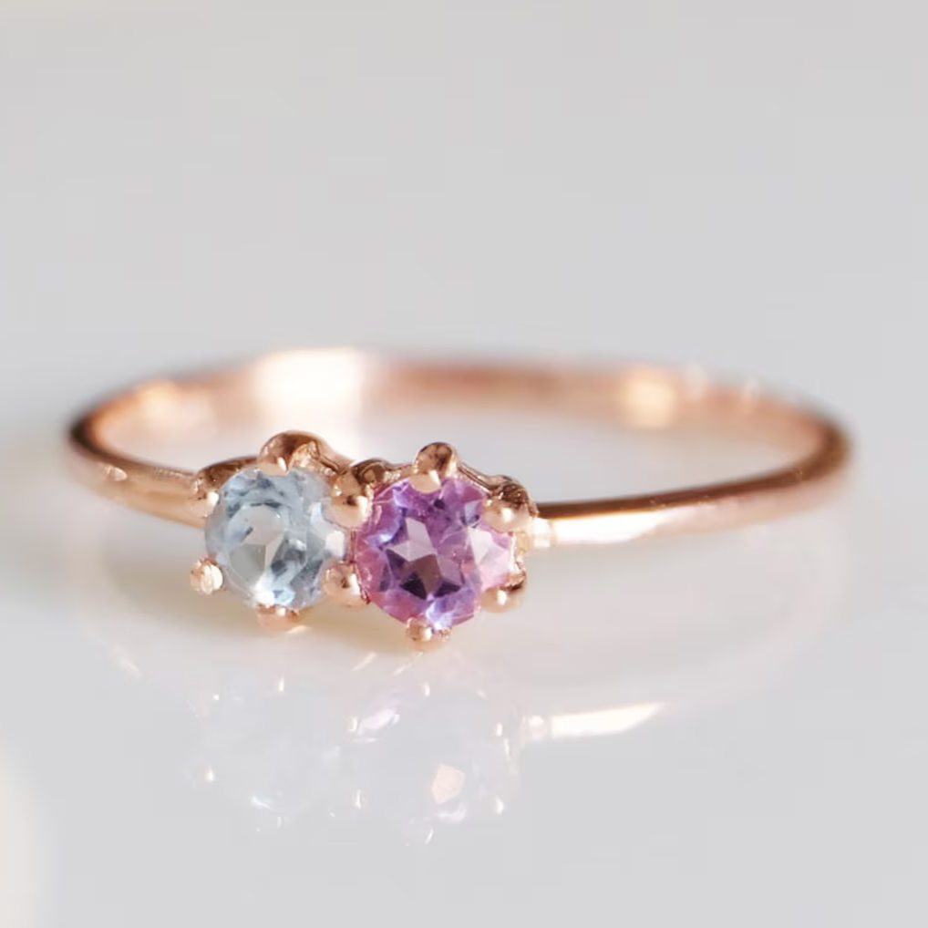 Dual Birthstone Ring Visser