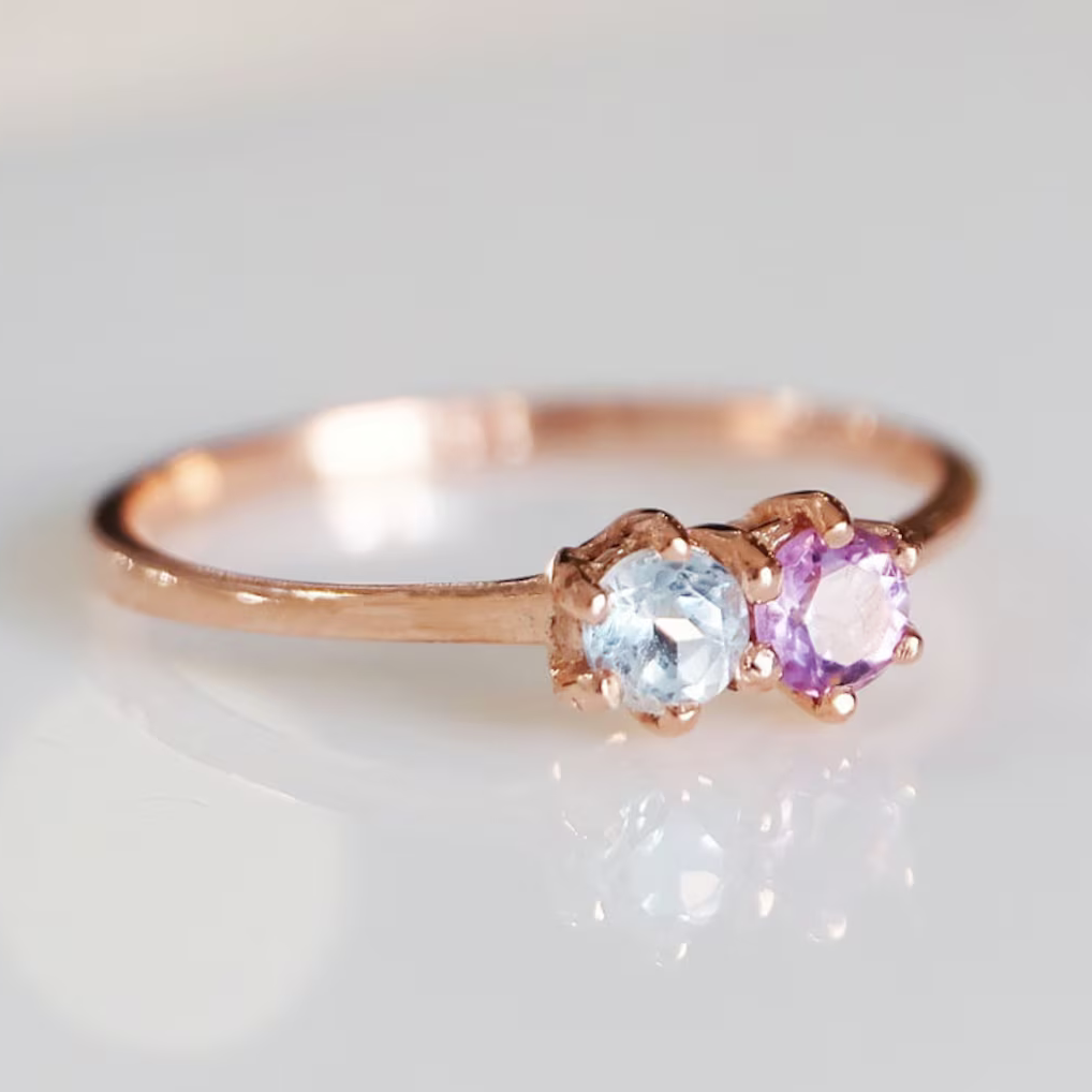 Dual Birthstone Ring Visser