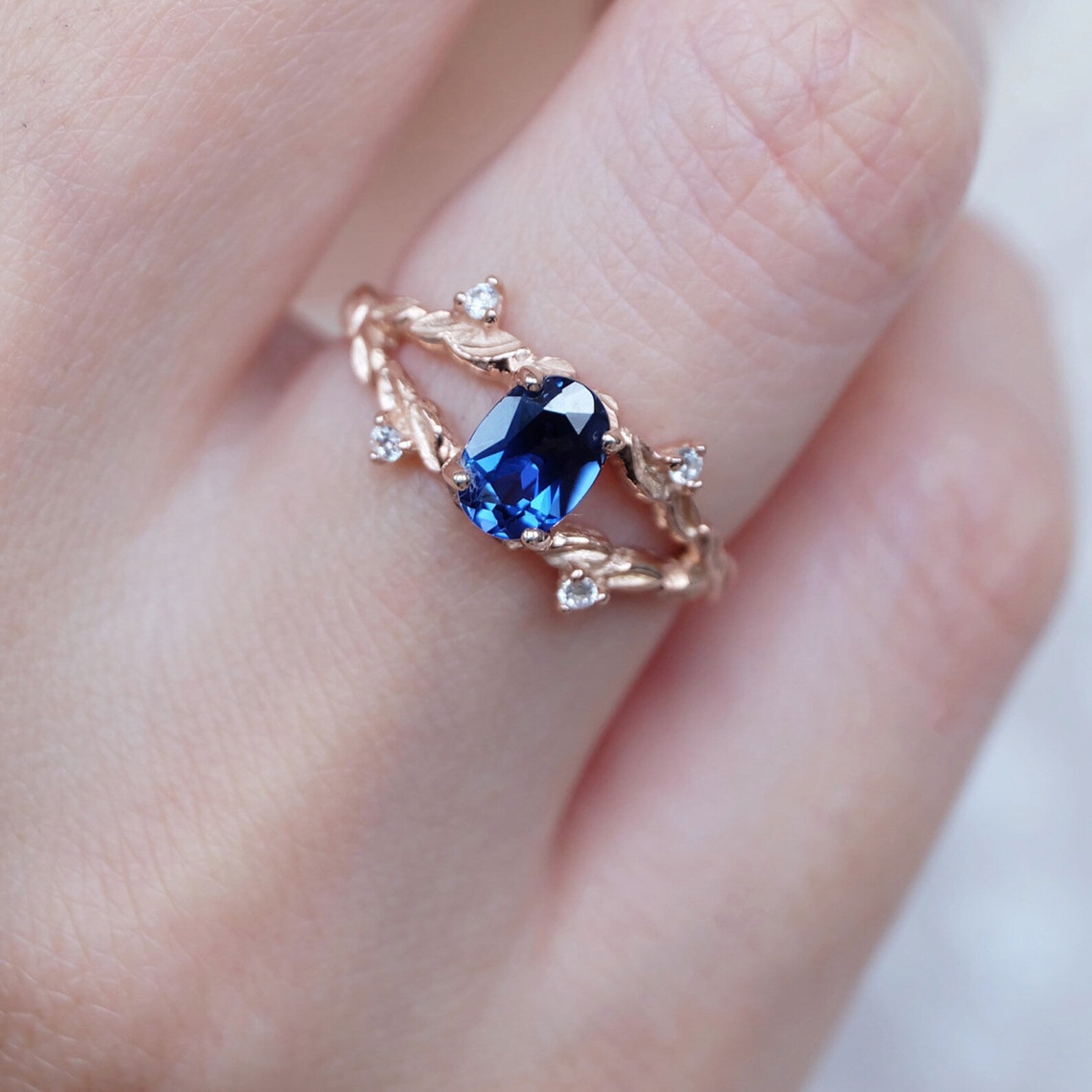 Sapphire Diamond Ring Kayle