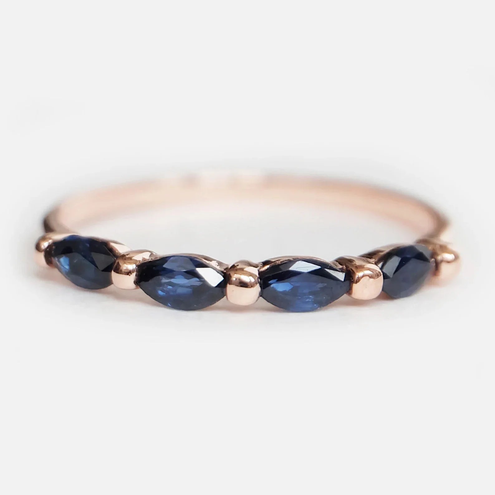 Marquise Sapphire Ring Hiba - SOVATS