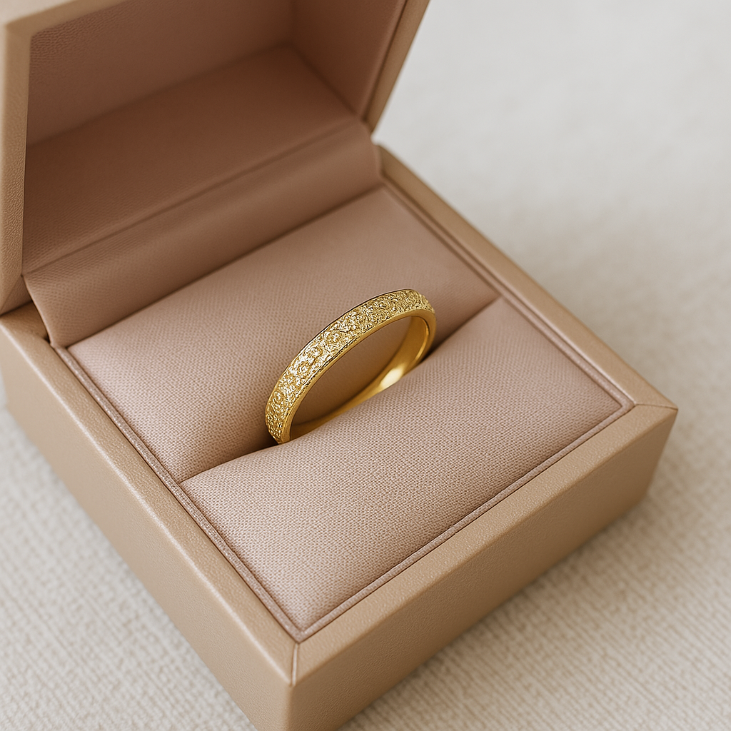 Hammered Band Ring Aleka