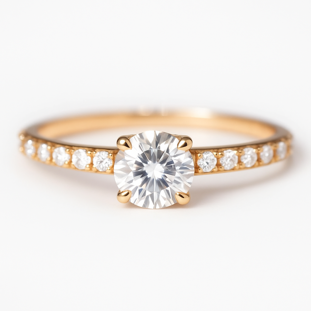 Moissanite Engagement Ring Levana