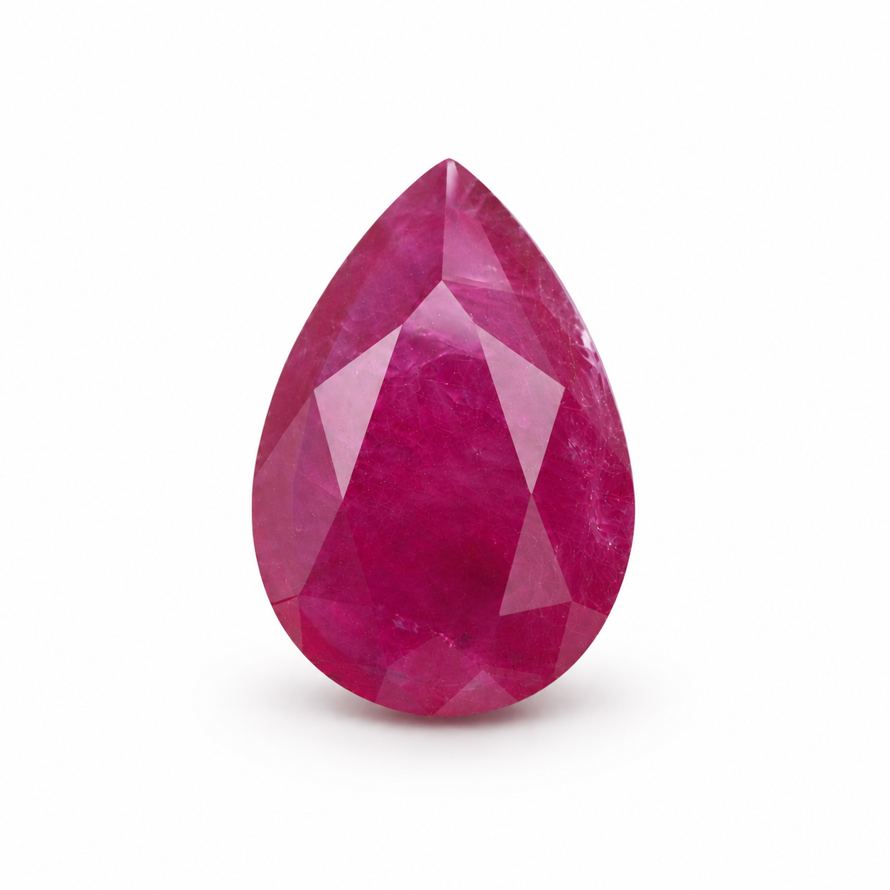 Certified Untreated Pear Cut Ruby