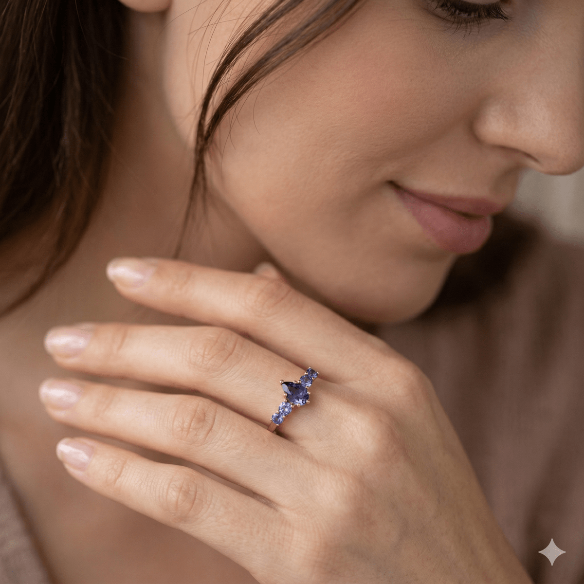 Alexandrite Engagement Ring Saluzzo - SOVATS