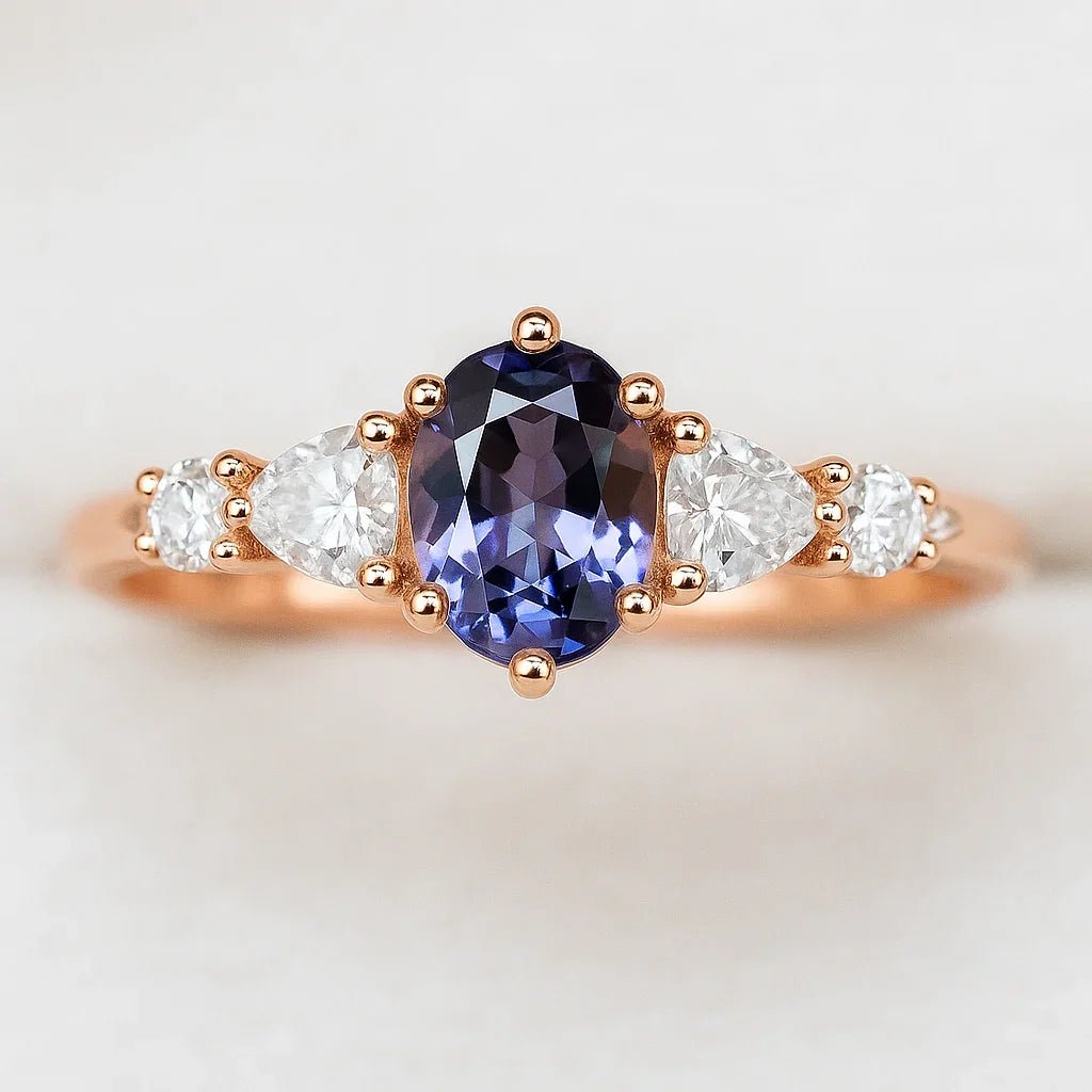 Alexandrite Engagement Ring Tessa - SOVATS
