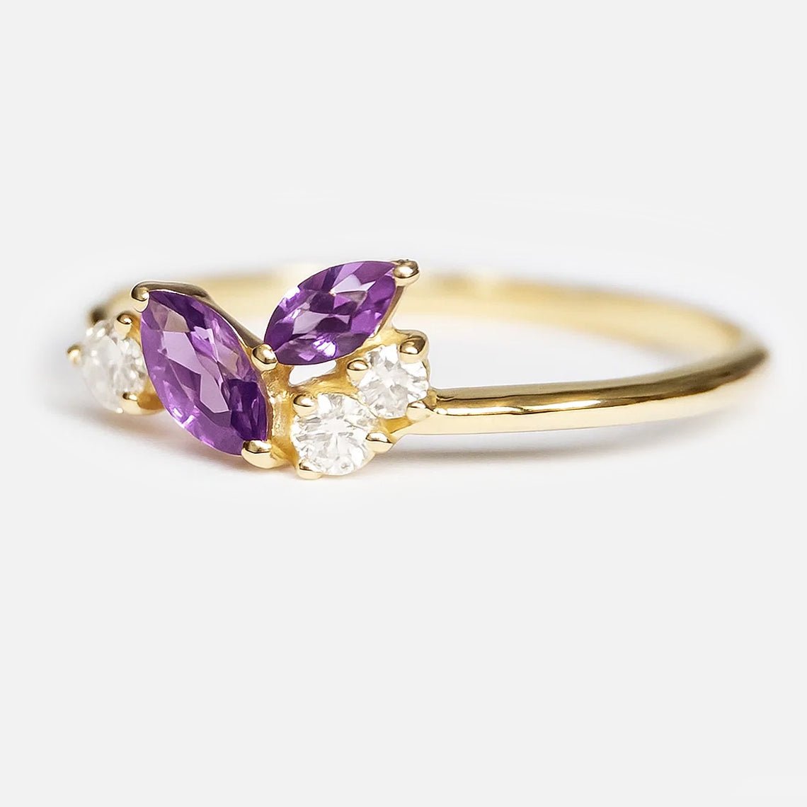 Amethyst Diamond Ring Dewi - SOVATS