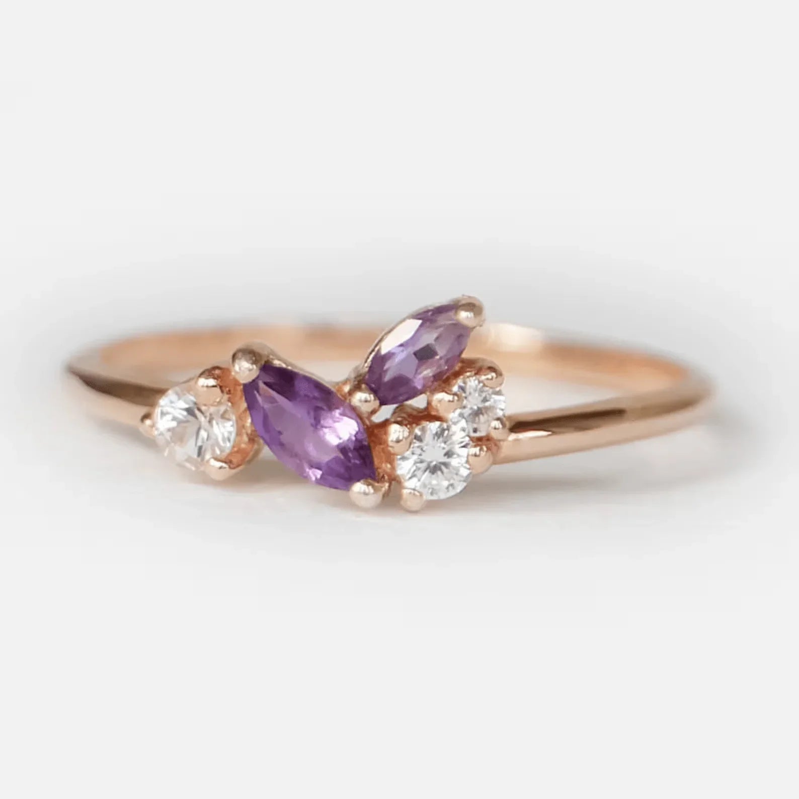Amethyst Diamond Ring Dewi - SOVATS