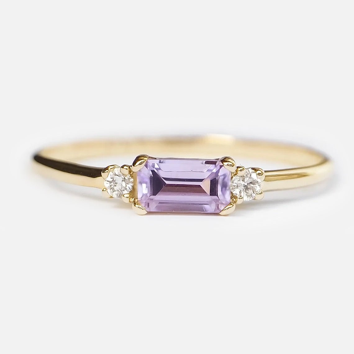 Amethyst Diamond Ring Lucian - SOVATS