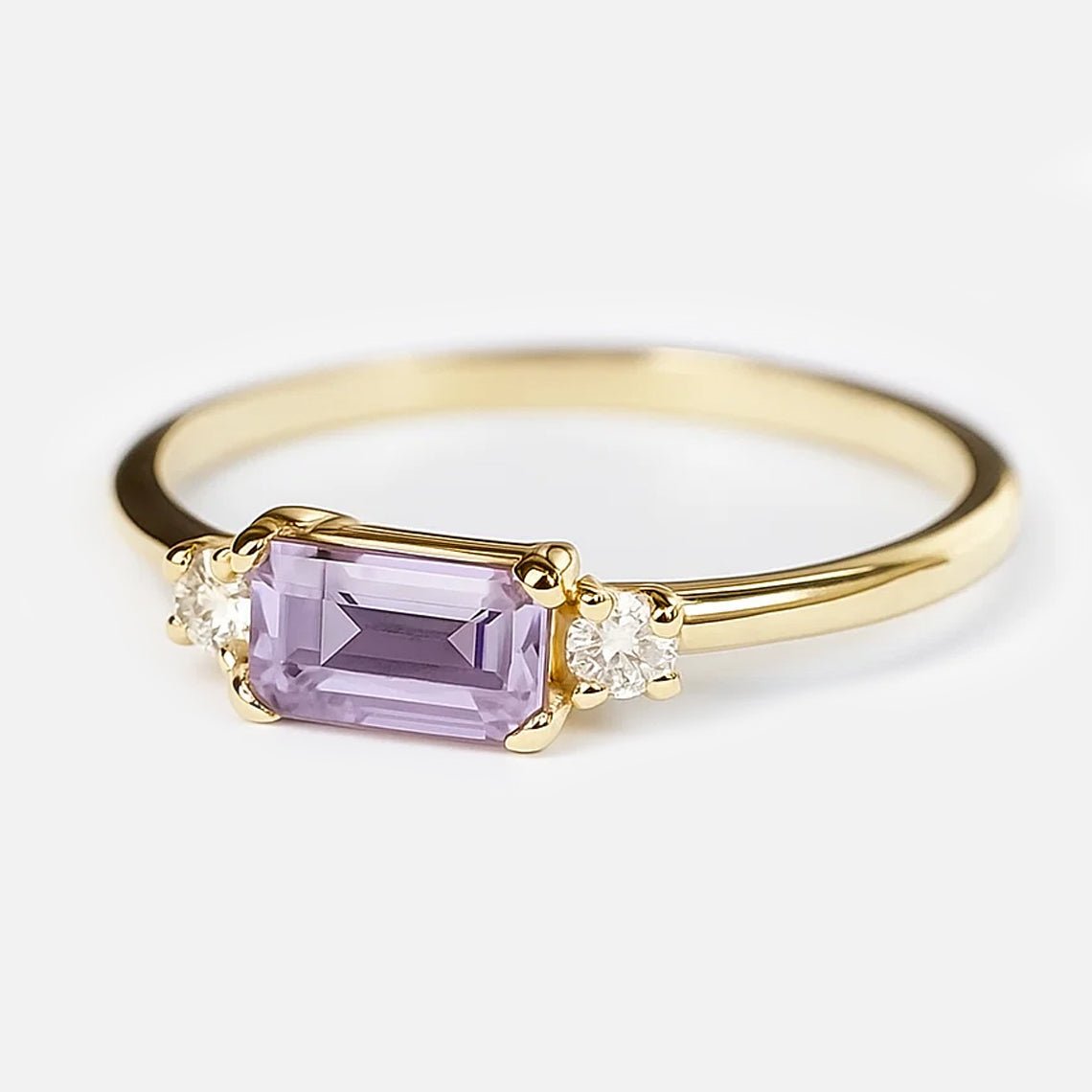 Amethyst Diamond Ring Lucian - SOVATS