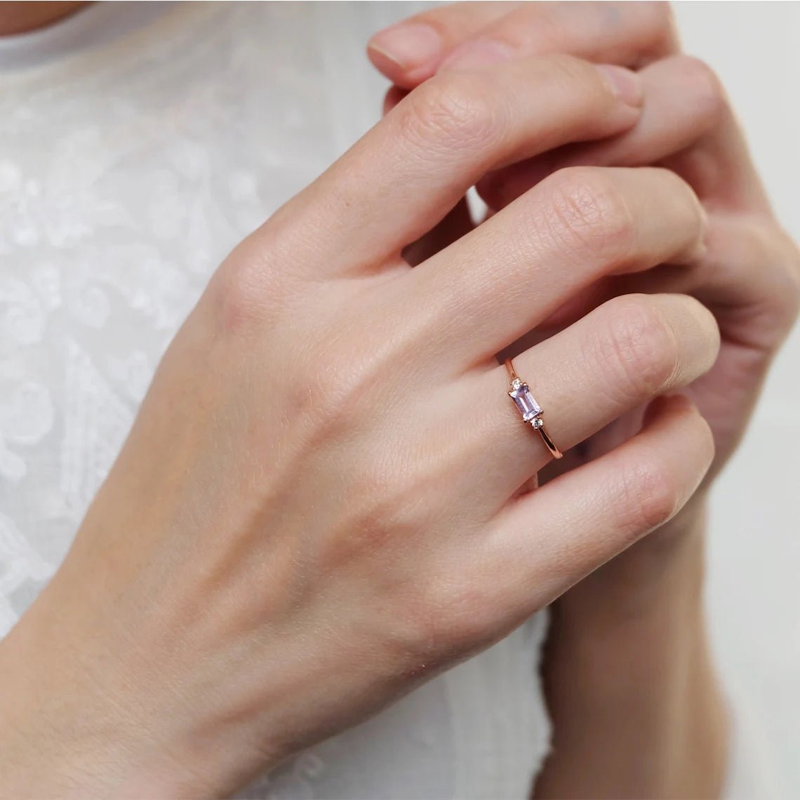 Amethyst Diamond Ring Lucian - SOVATS