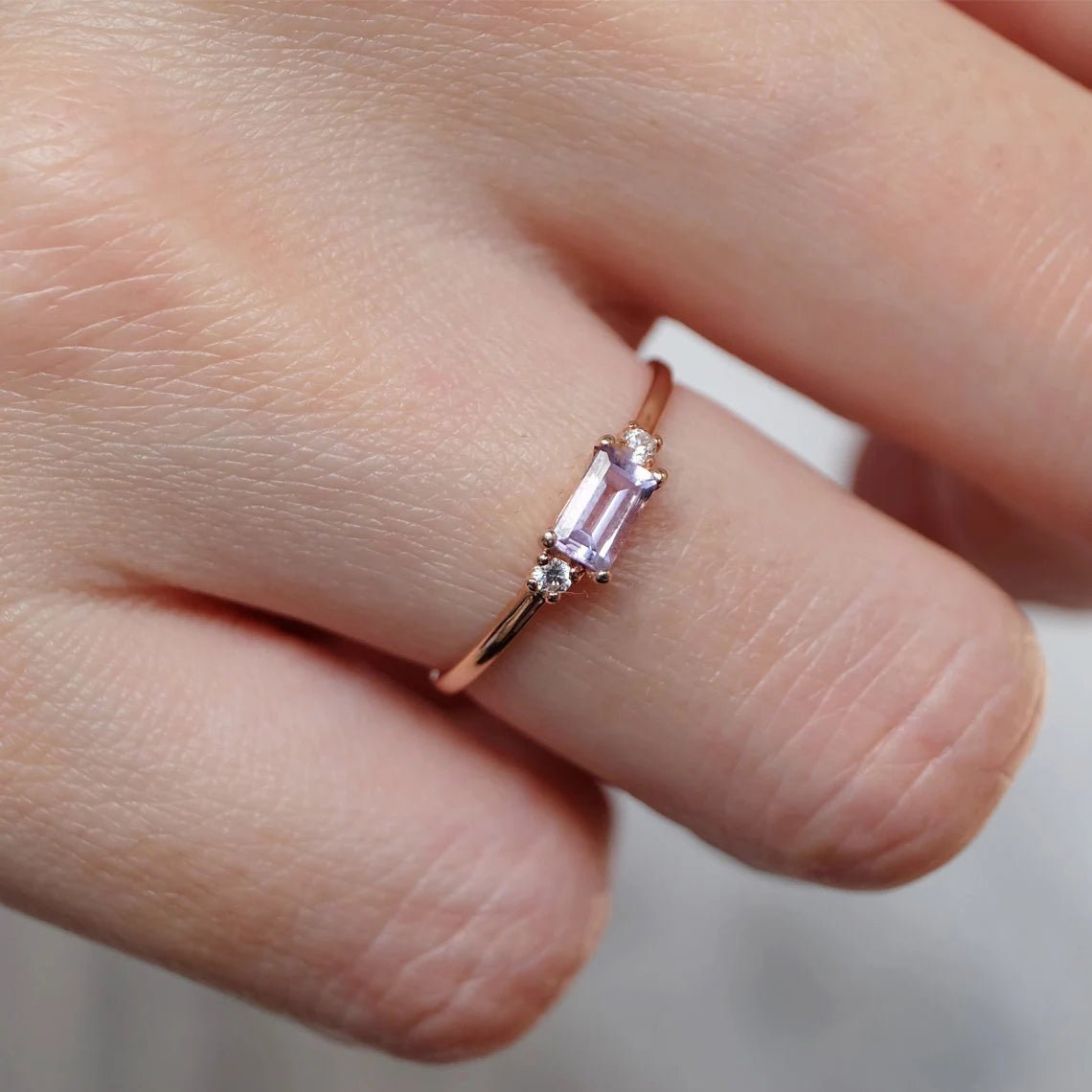 Amethyst Diamond Ring Lucian - SOVATS