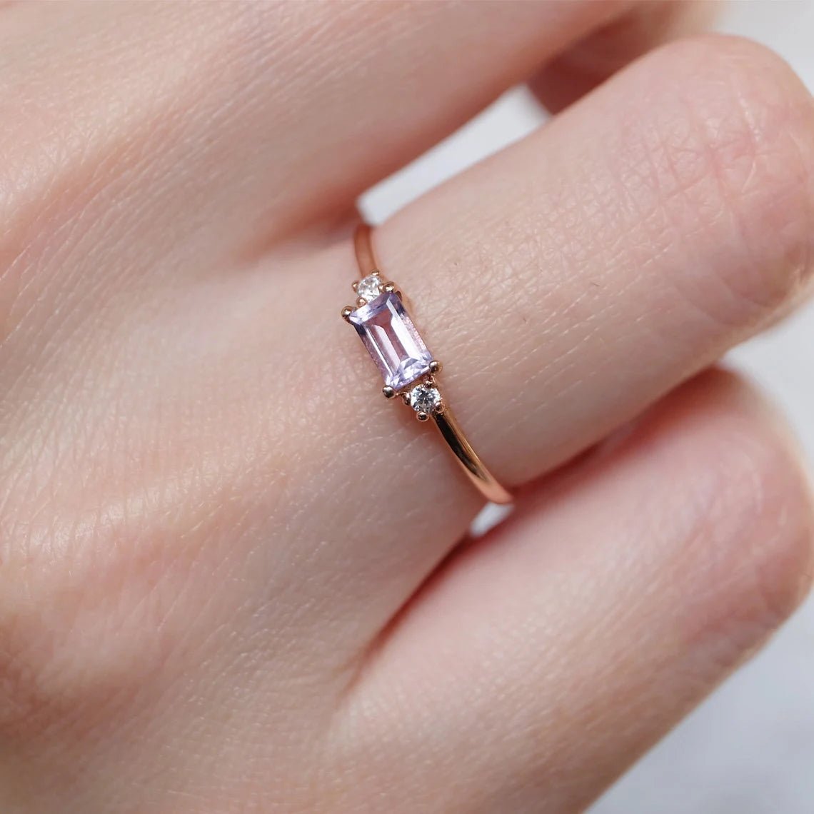 Amethyst Diamond Ring Lucian - SOVATS