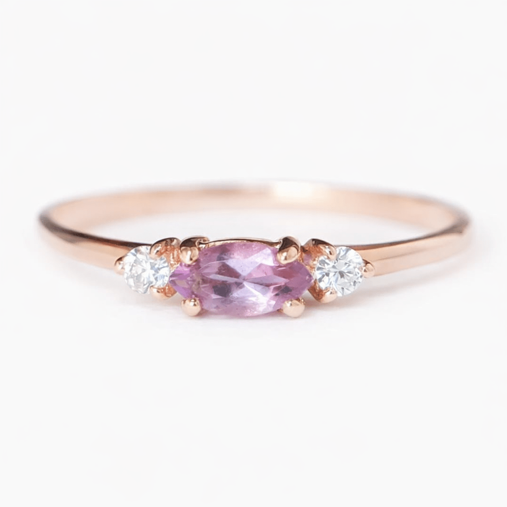 Amethyst Diamond Ring Maria - SOVATS