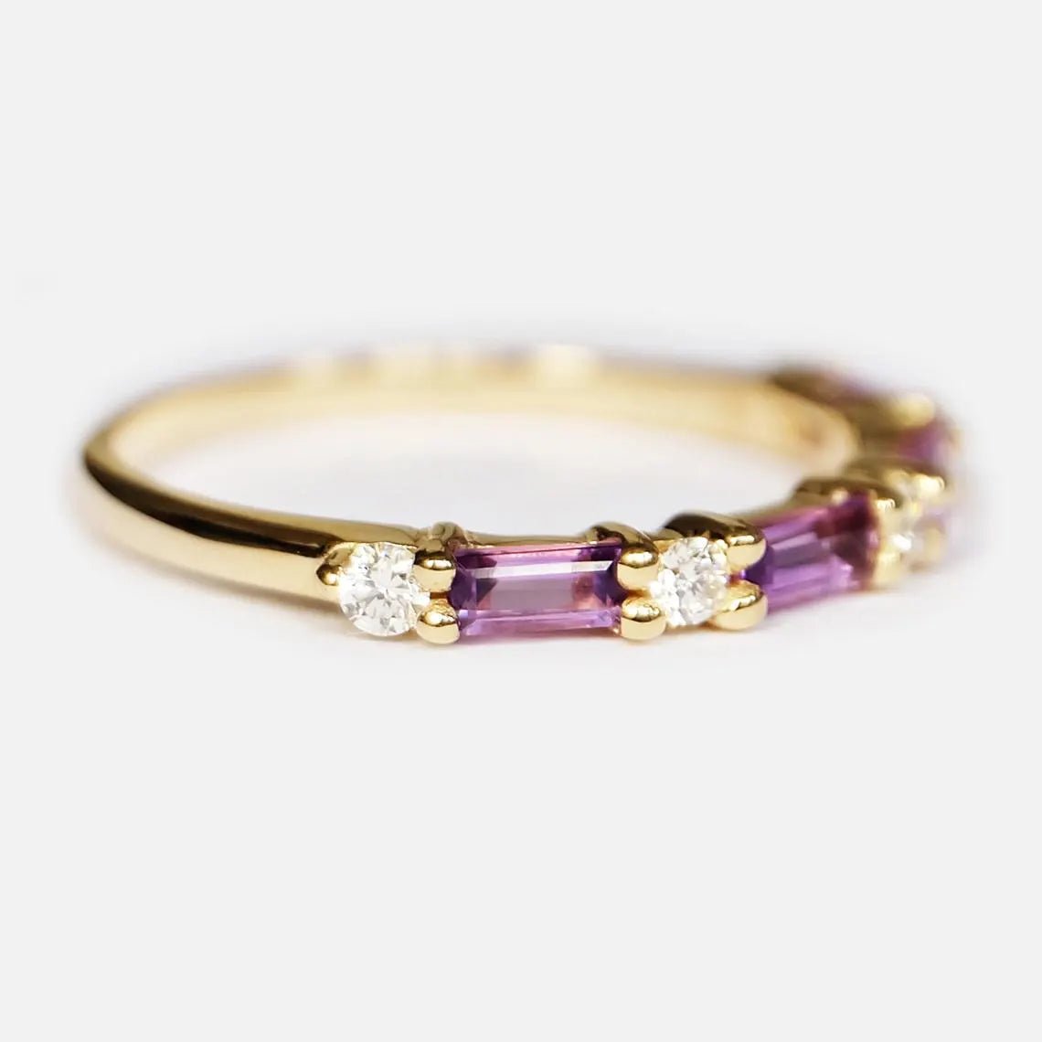 Amethyst Diamond Ring Nada - SOVATS