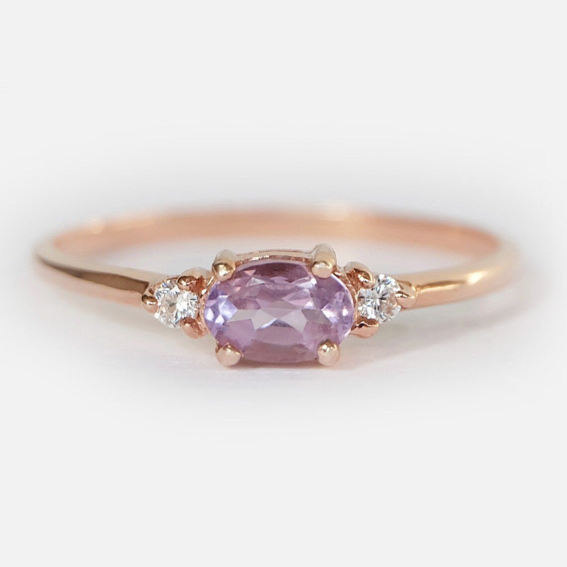 Amethyst Diamond Ring Proviso - SOVATS