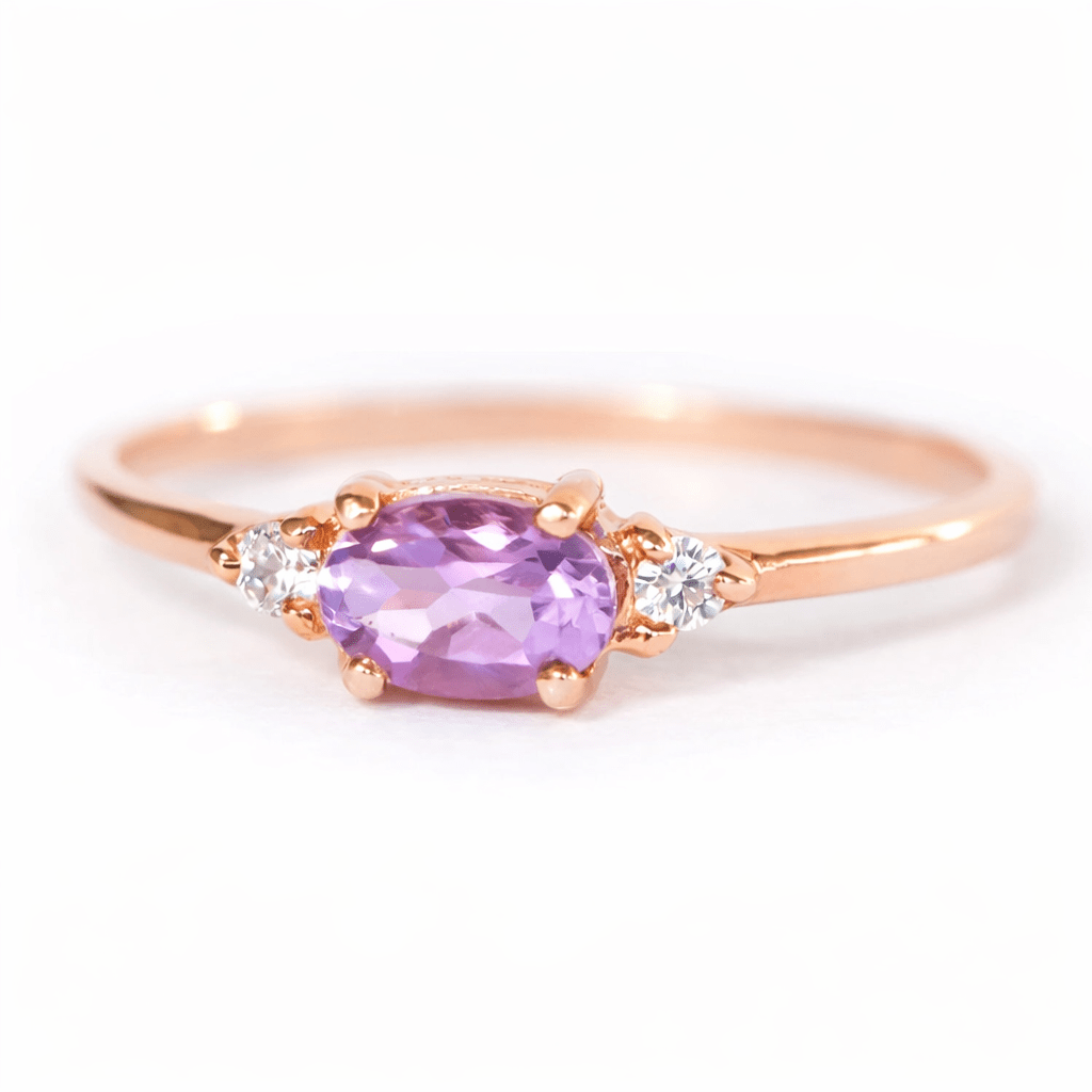 Amethyst Diamond Ring Proviso - SOVATS